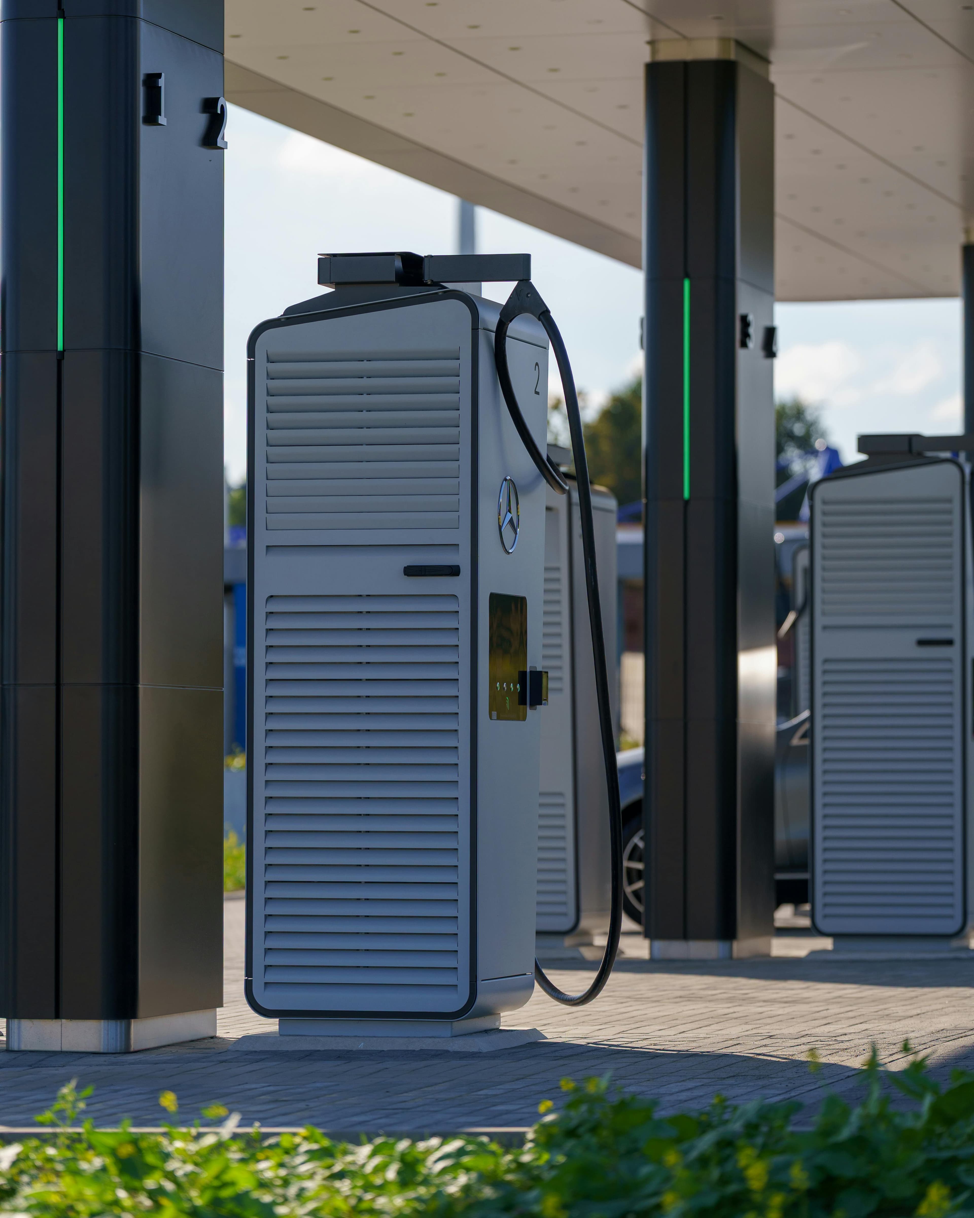 Commercial EV charging installation